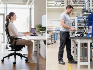Pravilna ergonomska ureditev pisarniškega in tovarništkega delovnega mesta
